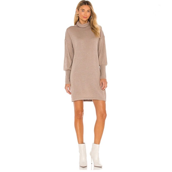 Lovers + Friends Dresses & Skirts - Revolve Lovers + Friends Noah Mini Dress in Taupe